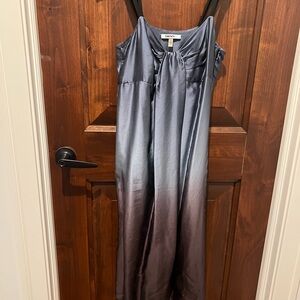 DKNYC Navy/Black Satin Dress